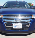 ford edge 2014 blue se gasoline 6 cylinders front wheel drive shiftable automatic 77521