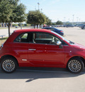 fiat 500c 2013 red 2dr conv lounge gasoline 4 cylinders front wheel drive automatic 76108