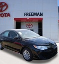 toyota camry 2014 black sedan le gasoline 4 cylinders front wheel drive 6 speed automatic 76053
