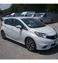 nissan versa note 2015 white hatchback s gasoline 4 cylinders front wheel drive automatic 76116