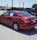 nissan altima 2015 red sedan 2 5 s gasoline 4 cylinders front wheel drive automatic 76116