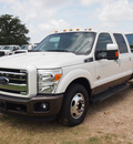 ford f 350 super duty 2015 white lariat biodiesel 2 wheel drive shiftable automatic 77864