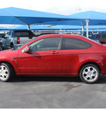 ford focus 2010 red coupe se 4 cylinders automatic 76234