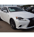 lexus is 250 2015 white sedan 6 cylinders automatic 77546