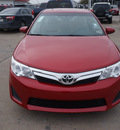 toyota camry 2014 red sedan le gasoline 4 cylinders front wheel drive 6 speed automatic 76053