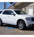 dodge durango 2014 white suv crew gasoline 6 cylinders all whee drive 8 speed automatic 79110