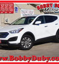 hyundai santa fe 2014 white gasoline 4 cylinders front wheel drive 6 speed automatic 79110
