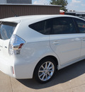 toyota prius v 2014 white wagon five 4 cylinders cvt 76053