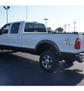 ford f 350 super duty 2015 white lariat 8 cylinders automatic 78861