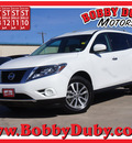 nissan pathfinder 2013 white suv sv gasoline 6 cylinders front wheel drive automatic 79110