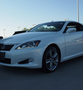 lexus is 350c 2012 white 6 cylinders 6 speed automatic 77074